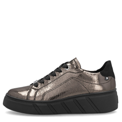 Dámské tenisky Rieker W2601-91 metalická
