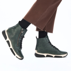 Dámská kotníková obuv Rieker 45920-54 zelená