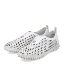 Dámské mokasíny Rieker N0965-80 bílá