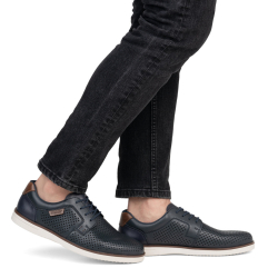 Pánské polobotky Rieker B2306-14 modrá