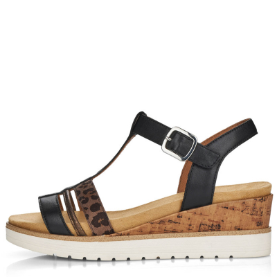 detail Dámské sandály Remonte R6155-01 černá