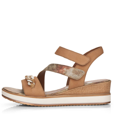 detail Dámské sandály Remonte D6457-60 béžová