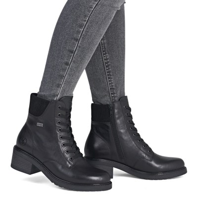 detail Dámská kotníková obuv Remonte D1A70-01 černá