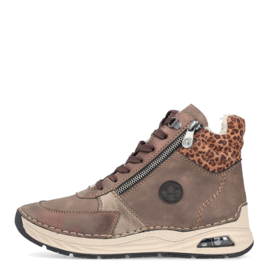 detail Dámská kotníková obuv Rieker 44565-25 hnědá