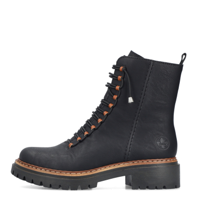 detail Dámská kotníková obuv Rieker 72653-00 černá