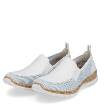 Dámské mokasíny Rieker N4275-10 modrá