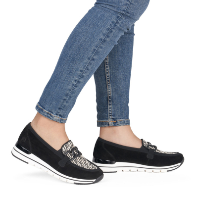 detail Dámské mokasíny Remonte R6718-03 černá