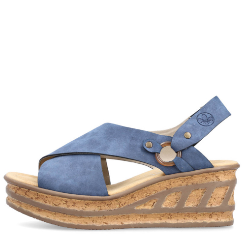 Dámské sandály Rieker 68184-14 modrá