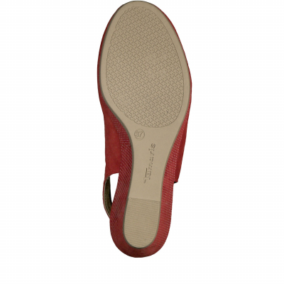detail Dámské sandály Tamaris 1-29303-22 červená
