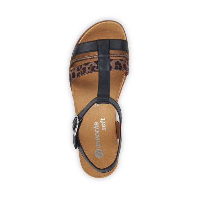detail Dámské sandály Remonte R6155-01 černá