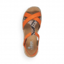 náhled Dámské sandály Rieker V7919-38 oranžová