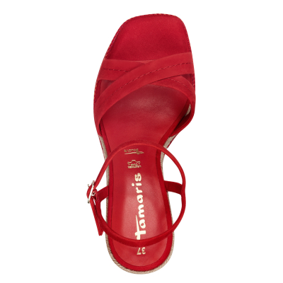 detail Dámské sandály Tamaris 1-28363-20 červená