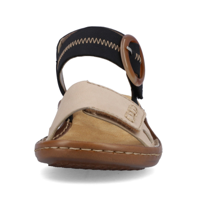 detail Dámské sandály Rieker 608Z3-62 béžová