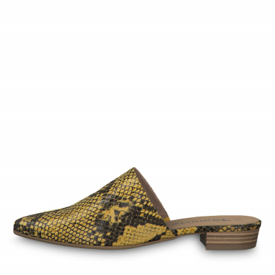 detail Dámské pantofle Tamaris 1-27302-32 žlutá