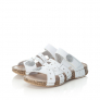 náhled Dámské pantofle Rieker 61177-80 bílá