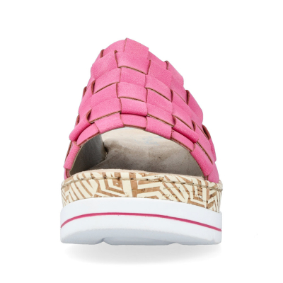 detail Dámské pantofle Rieker V3988-31 růžová