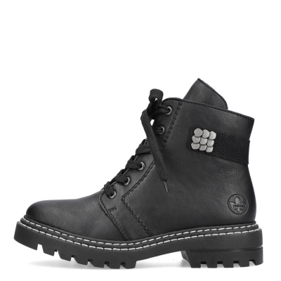 Dámská kotníková obuv Rieker Z9600-01 černá