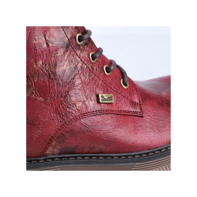detail Dámská kotníková obuv Rieker 92810-35 červená